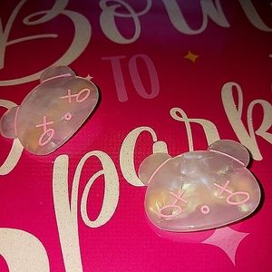 Teddy Bear Hair Clips